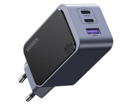 Ładowarka i akumulator UGREEN Nexode Air Ładowarka sieciowa USB + 2x USB-C 65W 6941876230426